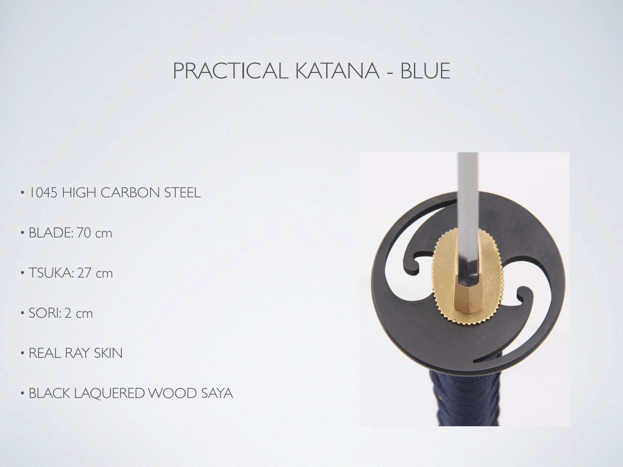 Katana YariNoHanzo Practical Katana Nokon