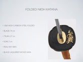 Katana YariNoHanzo Acero plegado Nioh