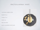 Katana YariNoHanzo Practical Katana Shiroi