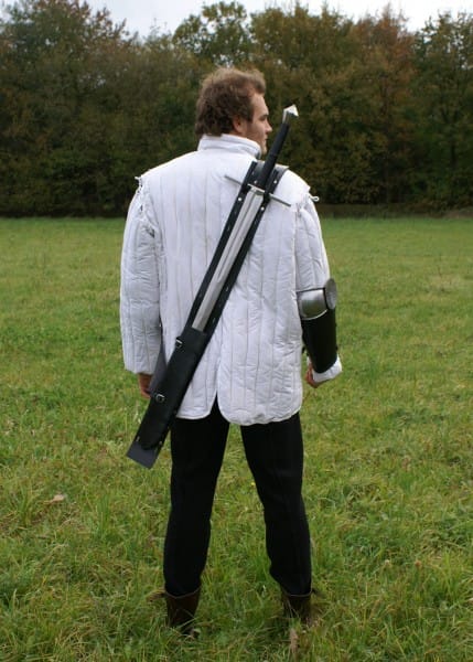 Funda trasera de cuero negro 0101050600v - Espadas y Más