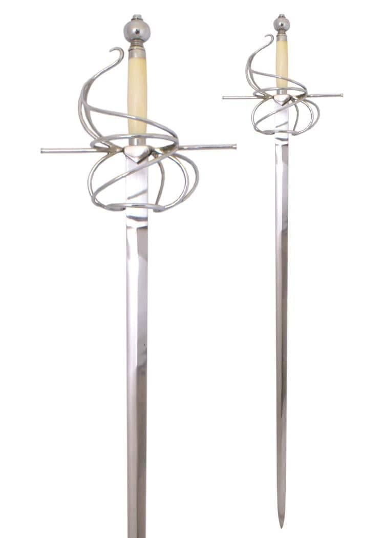 0101110500 Estoque italiano con un curvo Parier, del siglo XVI - Espadas y Más