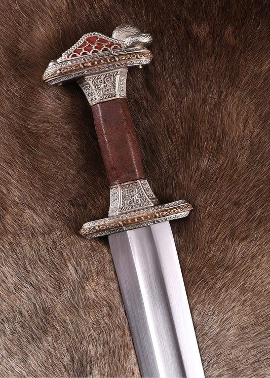 Espada Vendelzeit con vaina, empuñadura de latón, estañada 0116041100 - Espadas y Más