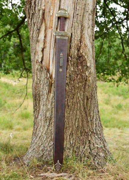 Espada vikinga Rus, Tipo Petersen E2, Gnezdovo, L-13 Barrow, 10º C 0116041900