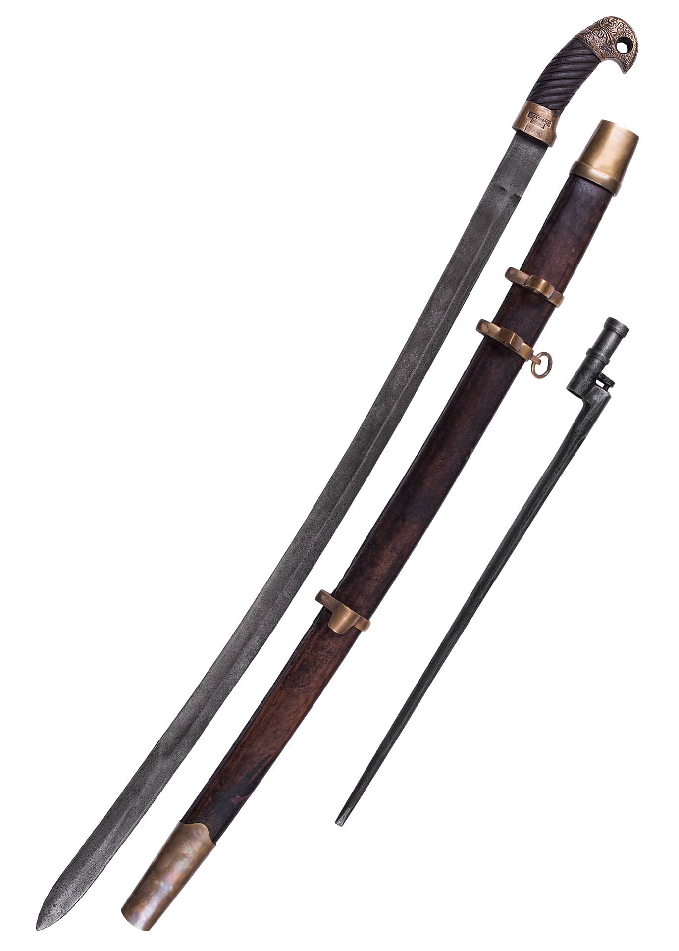 Shashka ruso con bayoneta, envejecido artificialmente 0116329600 - Espadas y Más