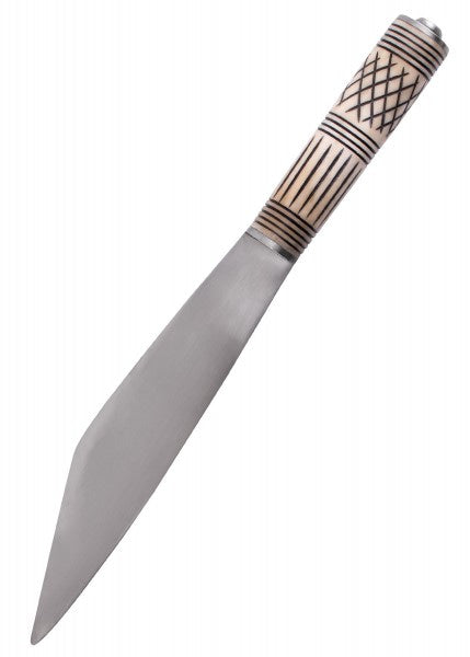 Imagen de Cuchillo saxo con mango de hueso, Skramasax 0216201900 parte de nuestra colección en Espadas y más, sitio oficial.