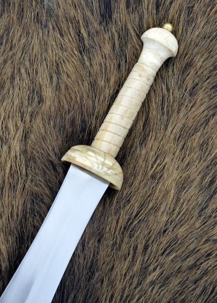 0216625102 Daga de gladiador con mango de hueso - Espadas y Más
