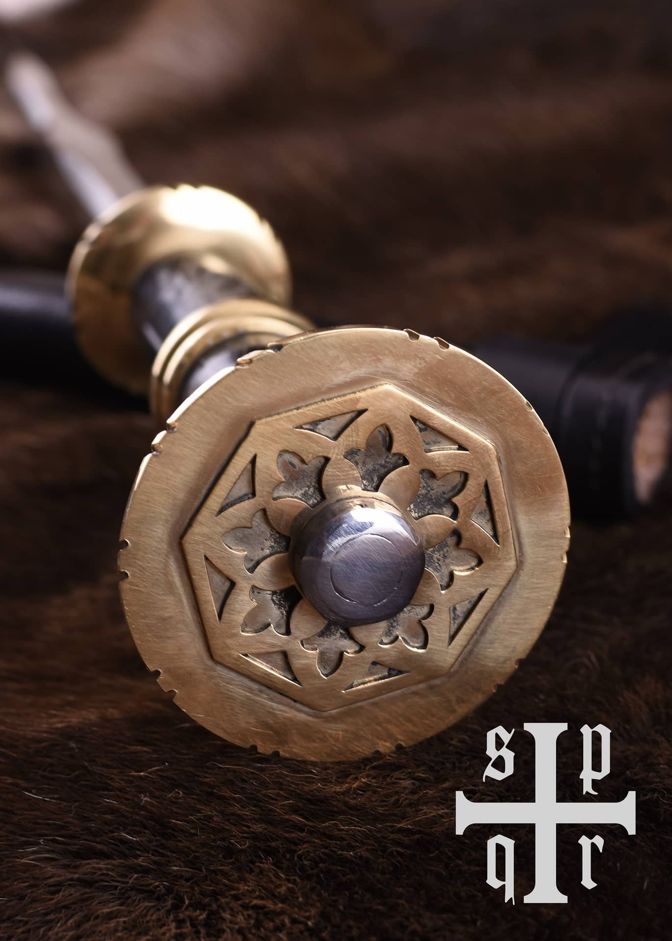 Daga Rondel alemana, Panzerbrecher w. Vaina, siglo XV 0264000253 - Espadas y Más