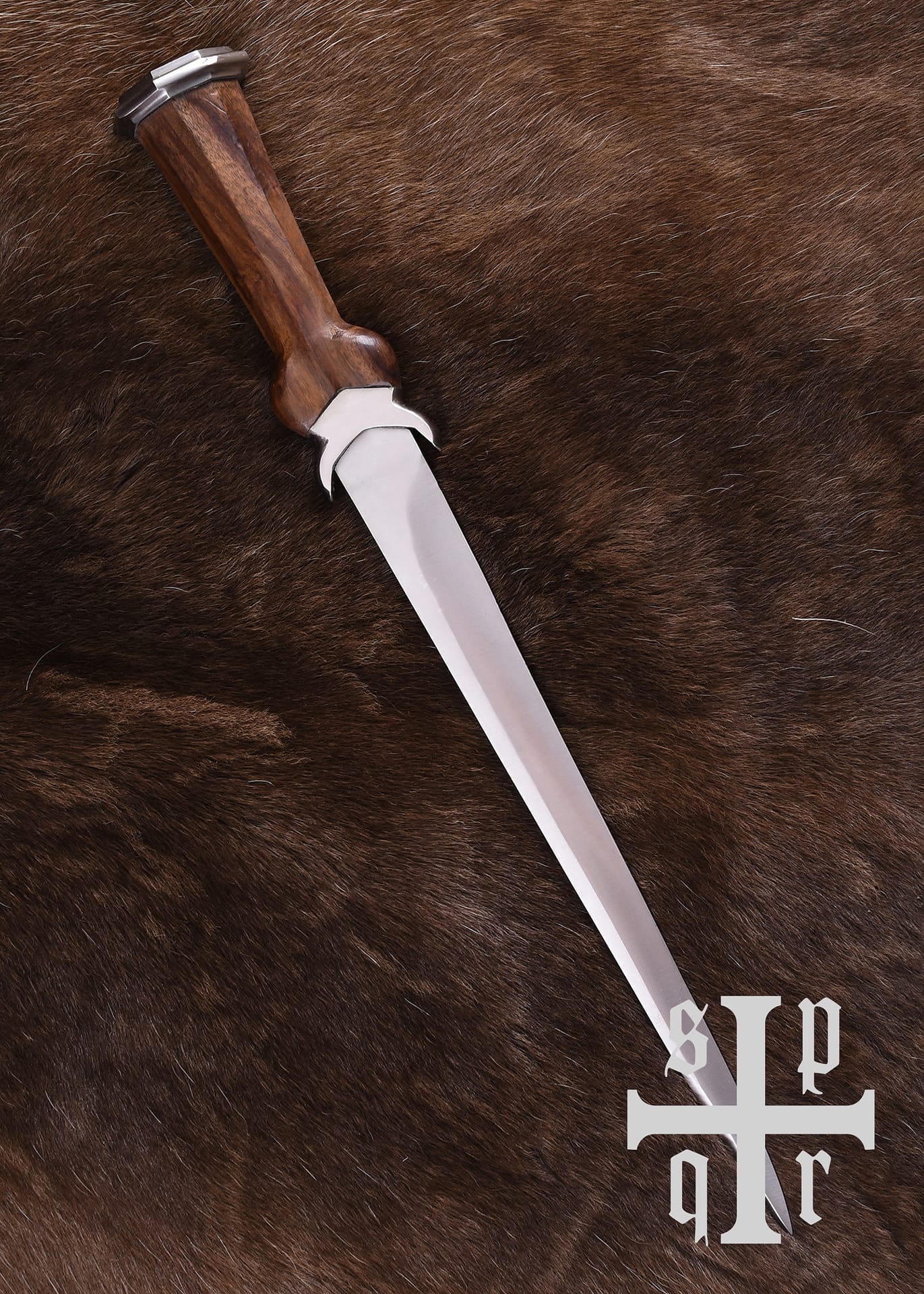 Imagen de Daga Bollock alemana con funda de cuero, siglo XV. 0264000254 parte de nuestra colección en Espadas y más, sitio oficial.