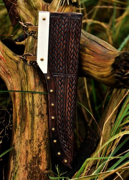 Cuchillo Pequeño vikingo, mango de hueso en Borrestil, siglo 9 / 10 0316201800 - Espadas y Más