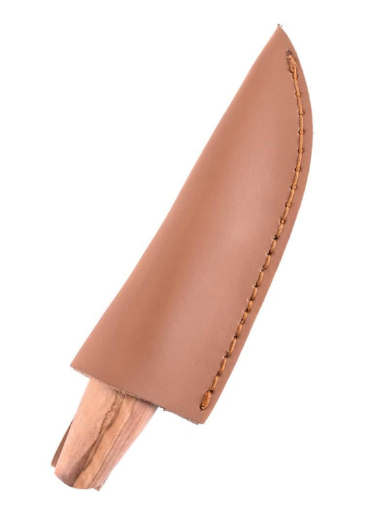Cuchillo nórdico Whittle de acero inoxidable con funda de cuero 0397000650 - Espadas y Más