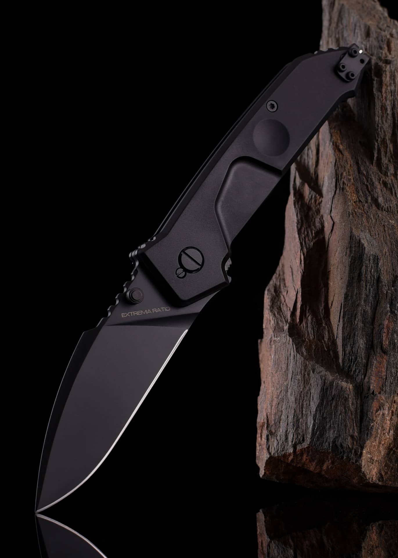 Navaja de bolsillo MF1 negra Extrema Ratio 04.1000.0133.BLK - Espadas y Más