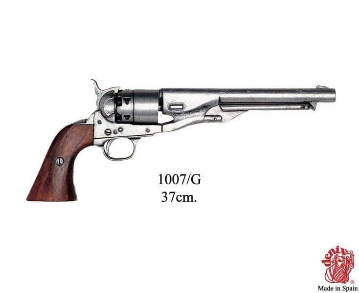 Imagen de Revolver Colt army USA 1960, 1007G, Réplica no funcional parte de nuestra colección en Espadas y más, sitio oficial. Esta imagen describe arma no funcional