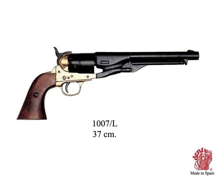 Imagen de Revolver Colt Army USA 1860, 1007L Réplica no funcional parte de nuestra colección en Espadas y más, sitio oficial.