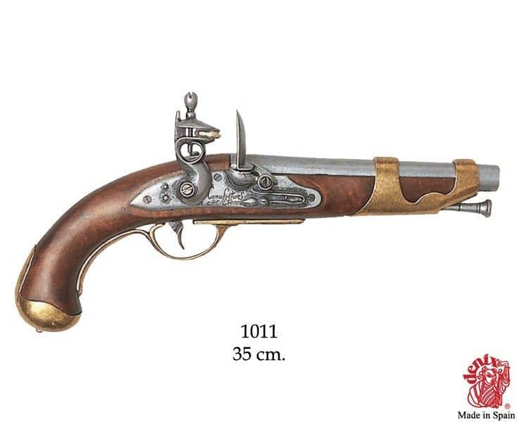 Imagen de PISTOLA DE CABALLERÍA, FRANCIA 1806 1011, Réplica no funcional parte de nuestra colección en Espadas y más, sitio oficial.