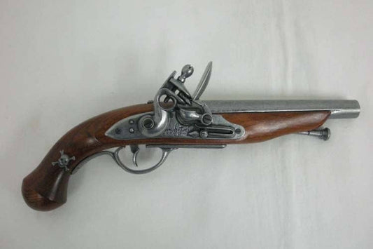 1012 Pistola de chispa pirata Francia S.XVIII - Espadas y Más