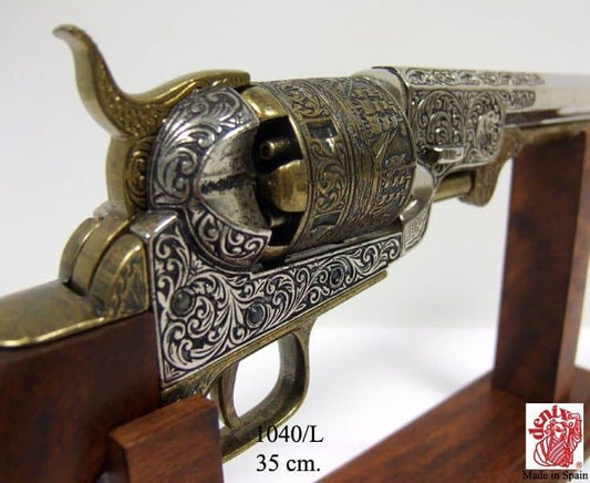 1040L Revolver Colt Navy USA madera - Espadas y Más