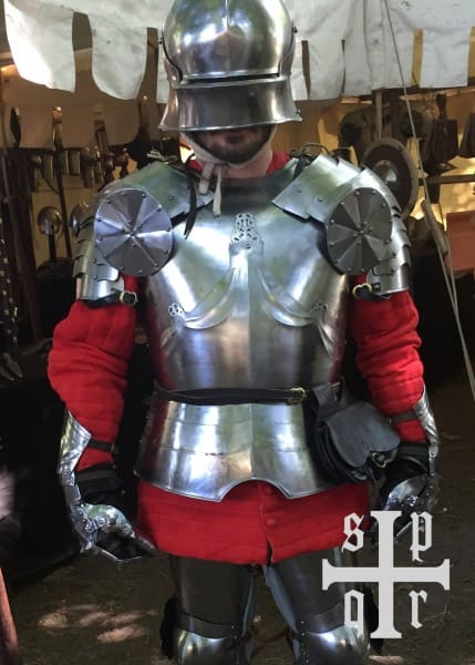 Armadura gótica, siglo XV, acero de 1,8 mm 1064000085 - Espadas y Más