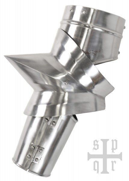 Brazales góticos con codos puntiagudos, siglo XV, acero de 1,5 mm, par 1064000092 - Espadas y Más