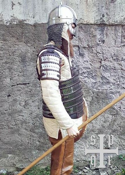 Armadura laminar, tipo Birka, acero y cuero 1064000103 - Espadas y Más