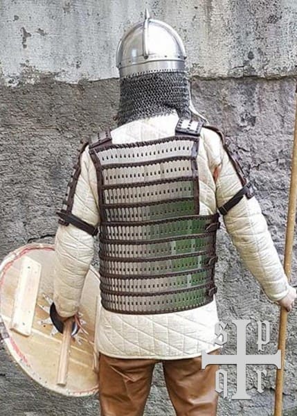 Armadura laminar, tipo Birka, acero y cuero 1064000103 - Espadas y Más