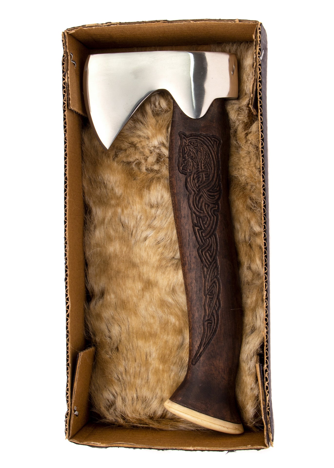 Hacha de mano vikinga pequeña, decorada 1106010640 - Espadas y Más