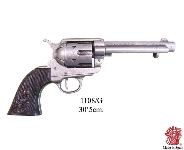 Imagen de Revólver Cal.45 Peacemaker 5,5″, diseñado por S.Colt, USA 1873. parte de nuestra colección en Espadas y más, sitio oficial.