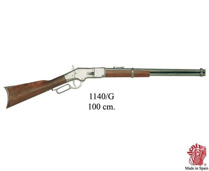 Imagen de Carabina Winchester Mod 66, 1140G Réplica no funcional parte de nuestra colección en Espadas y más, sitio oficial.