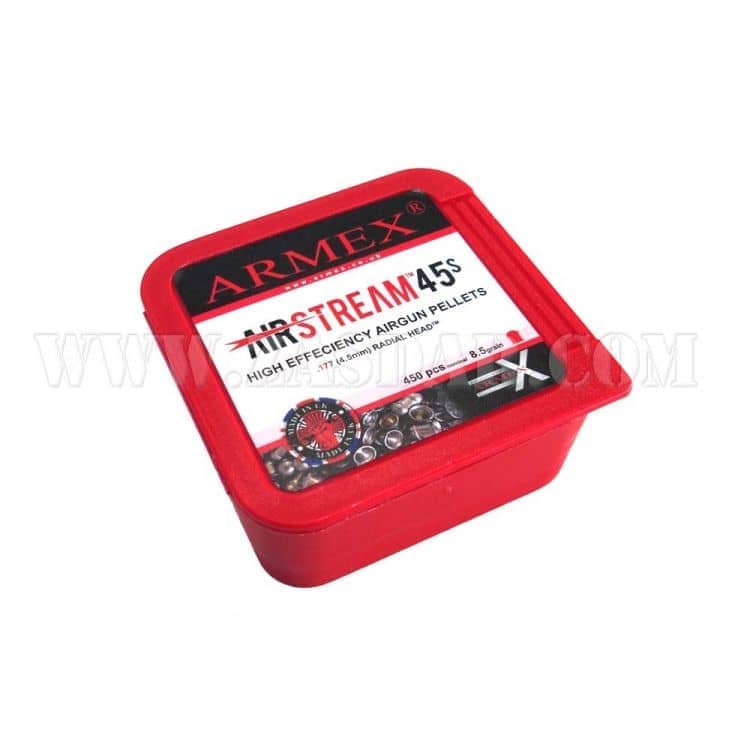 12138 Balines Armex Airstream 45s 8,5 gr - 4,5 mm - Espadas y Más