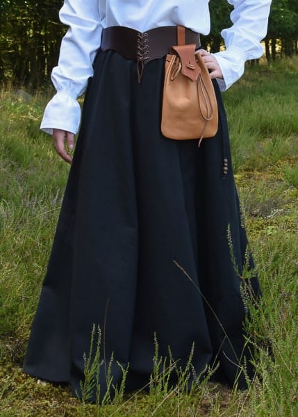 Falda medieval, ampliamente acampanada, Varios colores - Espadas y Más