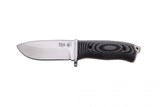 Cuchillo J&V THOR MICARTA BICOLOR O NEGRA 1217-M5 - Espadas y Más