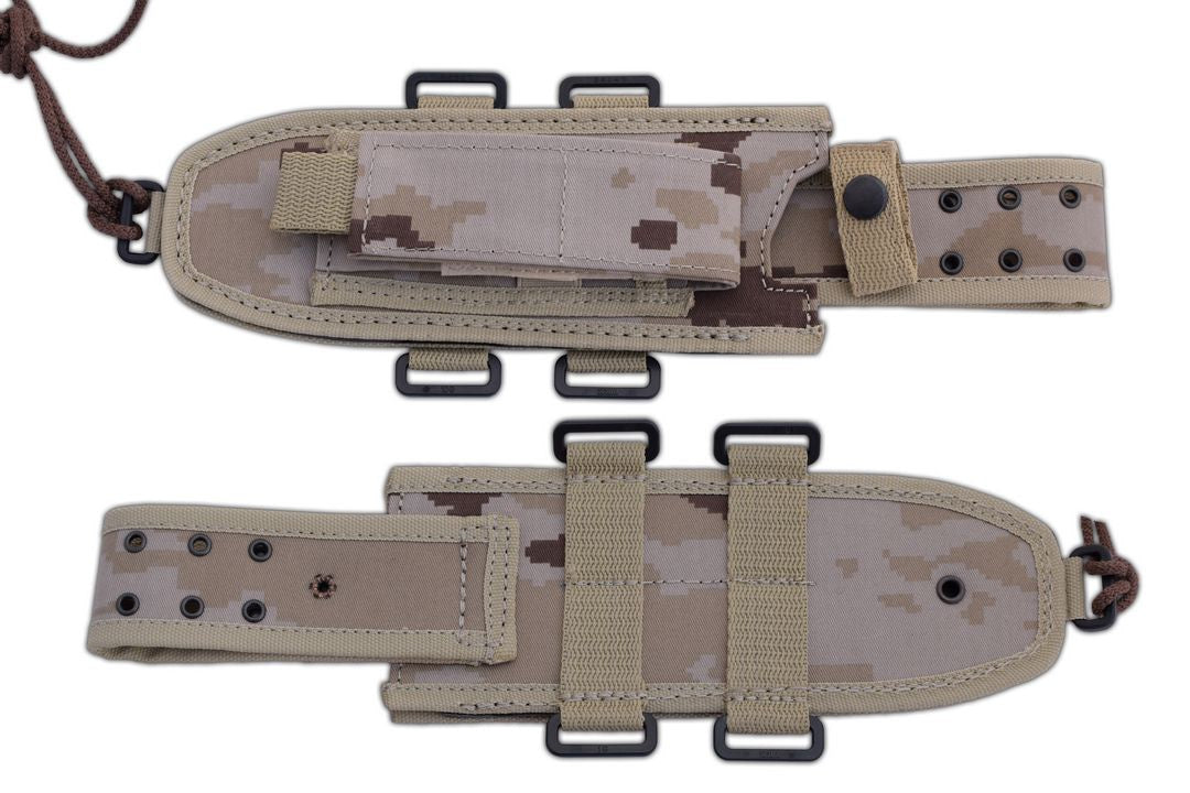 Navaja J&V TITAN XL MICARTA GRIS O CAMO PIXEL ARIDO 1235-M6 - Espadas y Más