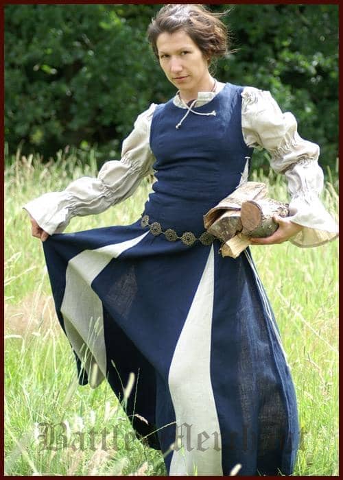 Vestido medieval infantil Ana Varios Colores 1280013044 > Espadas y mas
