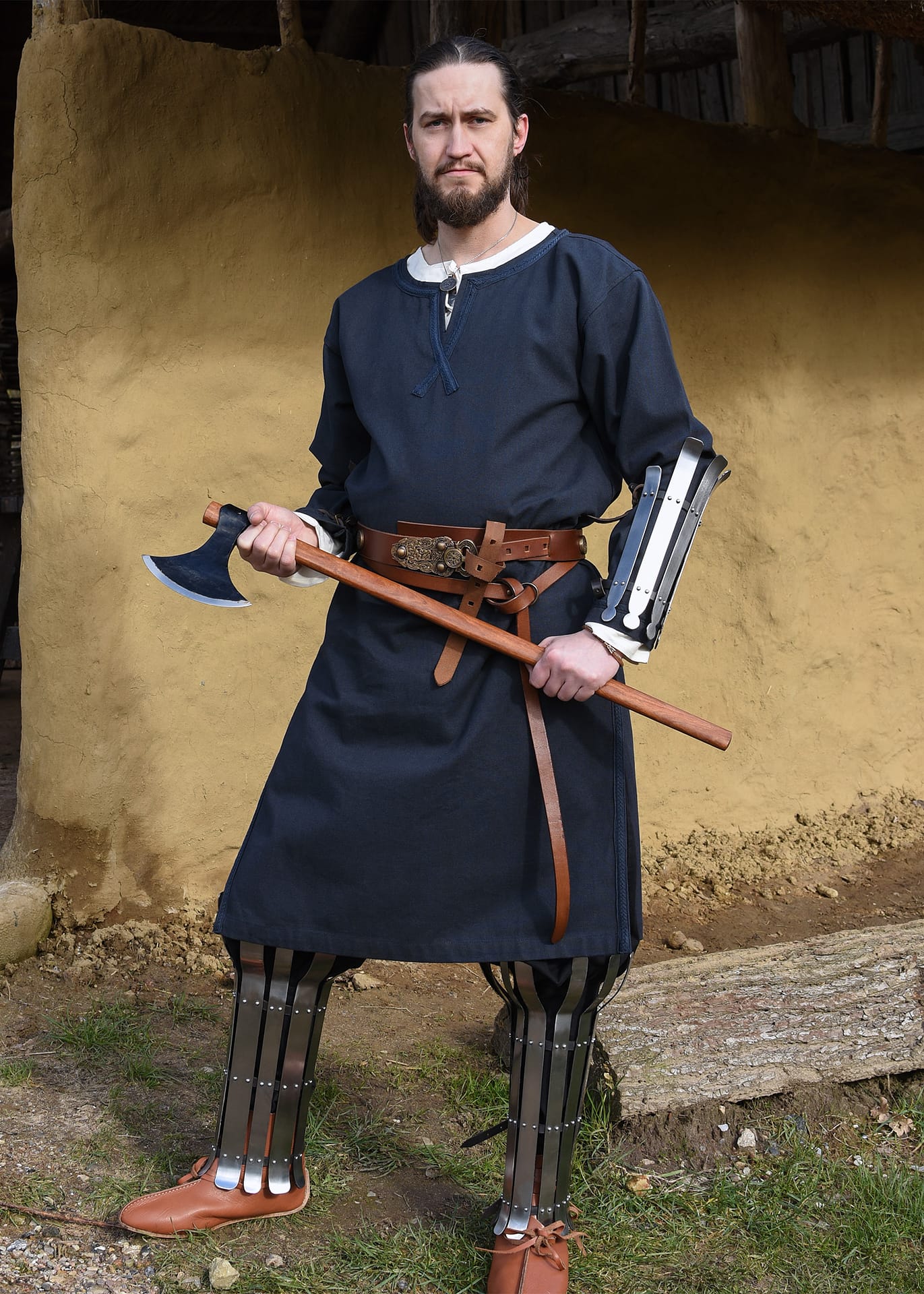 Cinturón de cuero Sutton Hoo Viking - Espadas y Más