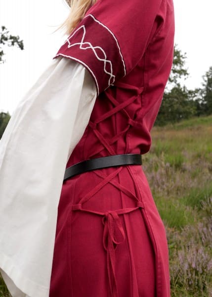 Vestido medieval Alvina, Rojo o Azul - Espadas y Más