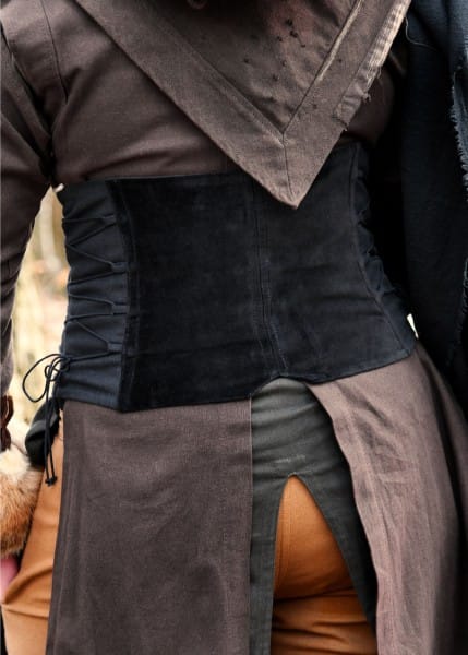 Imagen de Medieval Velvet Bodice Anik, negro 1280023625 parte de nuestra colección en Espadas y más, sitio oficial.