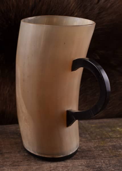 Taza de beber / taza de cerveza hecha de cuerno 1316396000 - Espadas y Más