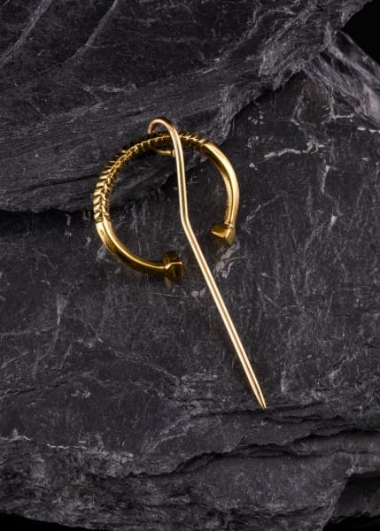 1401074300 broche de anillo pequeño de latón - Espadas y Más