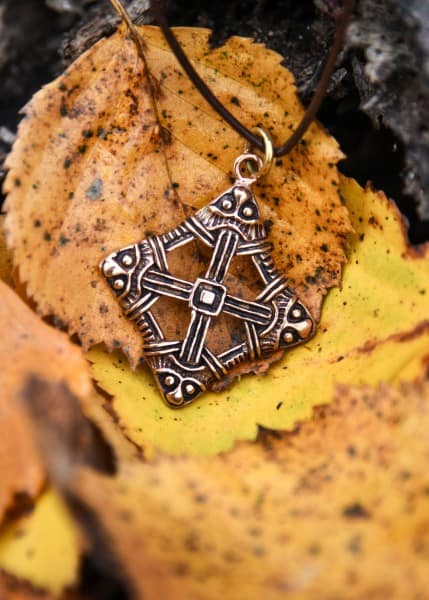 Colgante de bronce, Cruz vikinga 1404001426 - Espadas y Más