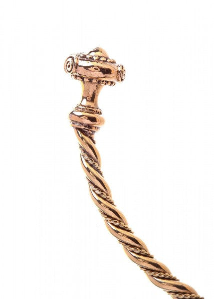 Torques, collar celta de bronce, con cordones 1404818270 - Espadas y Más