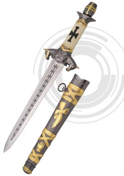 Imagen de Daga templaria 15074 parte de nuestra colección en Espadas y más, sitio oficial.