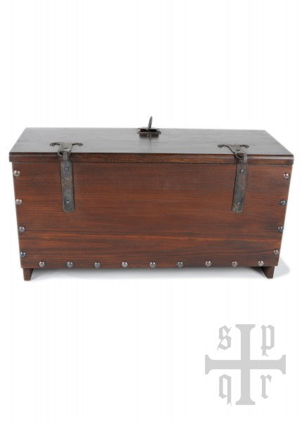 Cofre de madera vikingo con motivo de serpiente Midgard No. 2, aprox. 66 x 25 x 35 cm 1564000155 - Espadas y Más