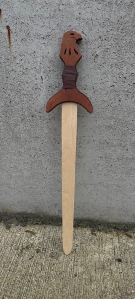 Espada de caballero de madera para niños, aprox. 60 cm 1580090263-R - Espadas y Más