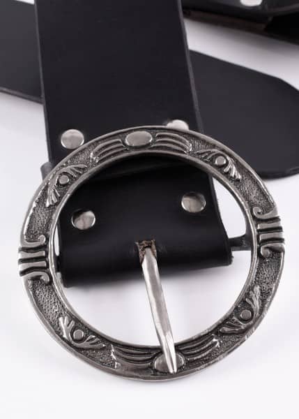 Correa cruzada pirata con hebilla redonda 1616445002 - Espadas y Más