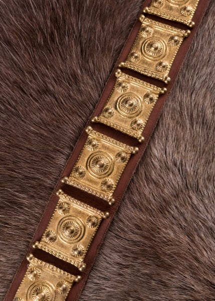 Cinturón de Legionarios, RGZM, Cuero y Latón, Cingulum - Espadas y Más