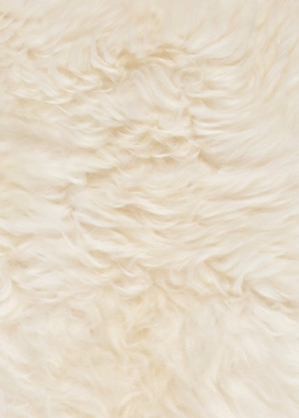 Piel de cordero, blanco natural, aprox. 90 cm Oeko-Tex Standard 100 - Piel de oveja 1649000090 - Espadas y Más