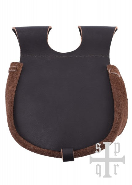 Bolso de cinturón de cuero medieval, diferentes colores 1664001050 - Espadas y Más