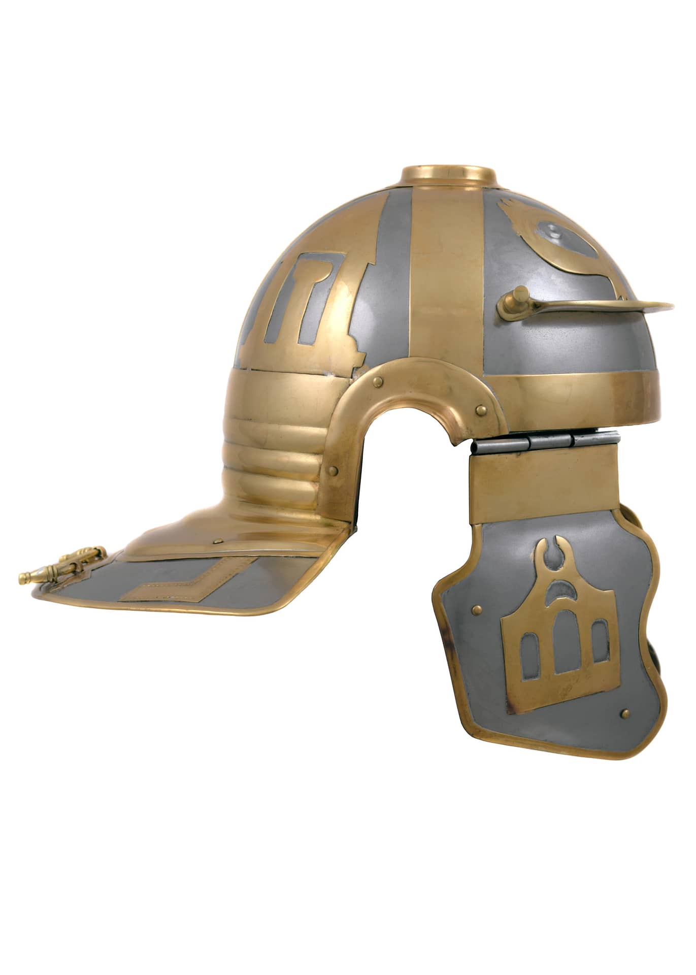 1716605402 Casco Imperial Krefeld, acero y latón - Espadas y Más