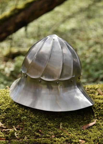 Casco Hervidor de agua borgoñón, siglo 15, acero de 1,6 mm 1716633616 - Espadas y Más