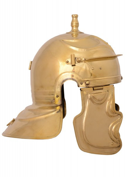1716635214 Casco romano Imperial Gálico -G- Gusanos, latón - Espadas y Más