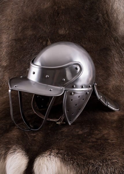 Casco Pappenheimer o pasamontañas húngaro Zischá¤gge, siglo XVII 1716678500 - Espadas y Más